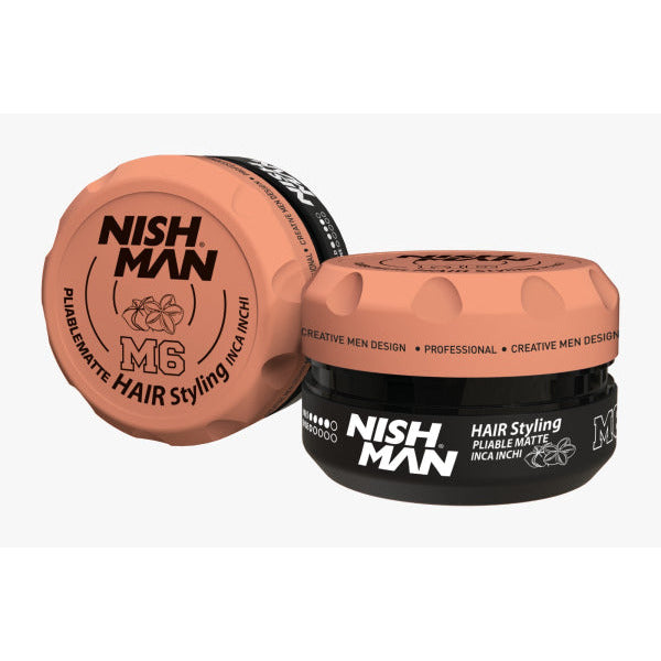 Nishman Hair Styling Wax M6 Inca Inchi 5 oz WAX M6