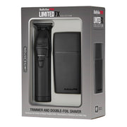 BaBylissPRO LimitedFX Matte Black Trimmer & Double Foil Shaver