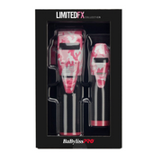 BaBylissPRO LimitedFX Pink Camo Clipper and Trimmer Combo