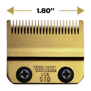 Dark Khaki Wahl Stagger Tooth Blade - Gold