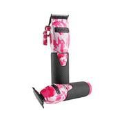 BaBylissPRO LimitedFX Pink Camo Clipper and Trimmer Combo