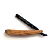 Light Gray Dovo Olive Wood Shavette Razor