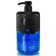 Dark Slate Gray Nishman Shaving Gel 2 Blue with Pump 33.8 oz / 1000 ml