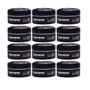 Black Gummy Styling Wax Casual Look 5 oz - Multipack